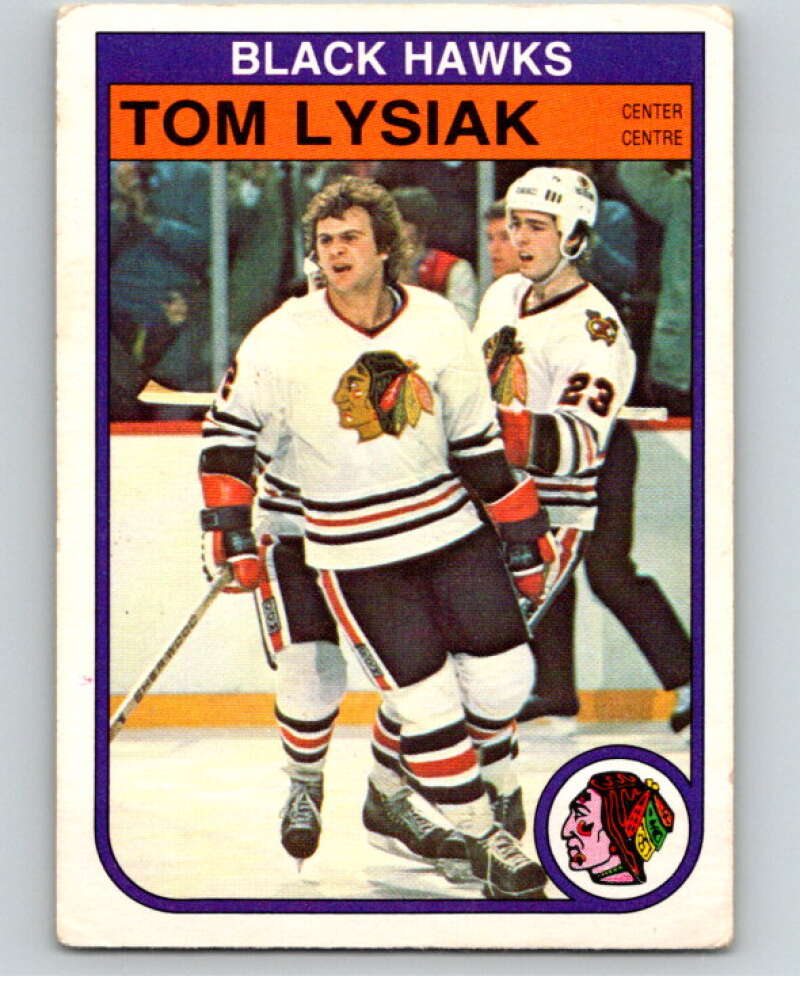 1982-83 O-Pee-Chee #68 Tom Lysiak  RC Rookie Chicago Blackhawks  V57580 Image 1