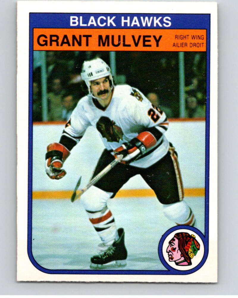 1982-83 O-Pee-Chee #69 Grant Mulvey  Chicago Blackhawks  V57581 Image 1