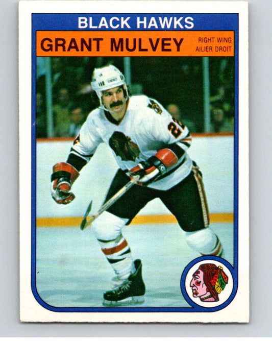 1982-83 O-Pee-Chee #69 Grant Mulvey  Chicago Blackhawks  V57582 Image 1