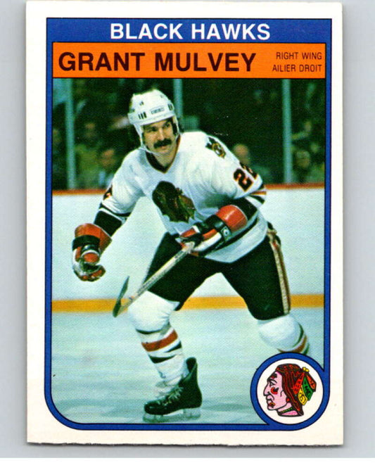 1982-83 O-Pee-Chee #69 Grant Mulvey  Chicago Blackhawks  V57584 Image 1