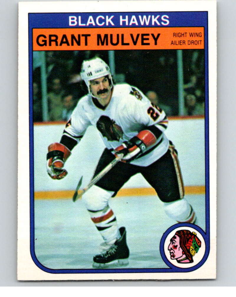 1982-83 O-Pee-Chee #69 Grant Mulvey  Chicago Blackhawks  V57586 Image 1