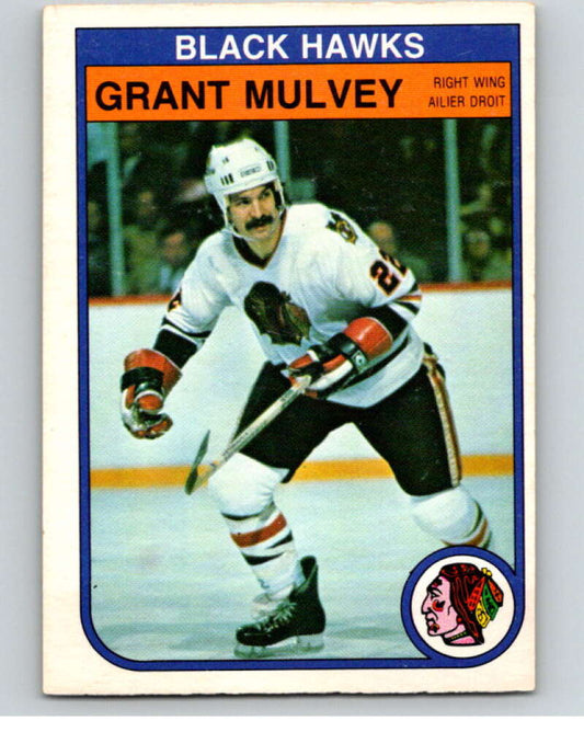 1982-83 O-Pee-Chee #69 Grant Mulvey  Chicago Blackhawks  V57588 Image 1