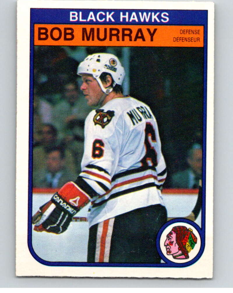 1982-83 O-Pee-Chee #70 Bob Murray  Chicago Blackhawks  V57590 Image 1