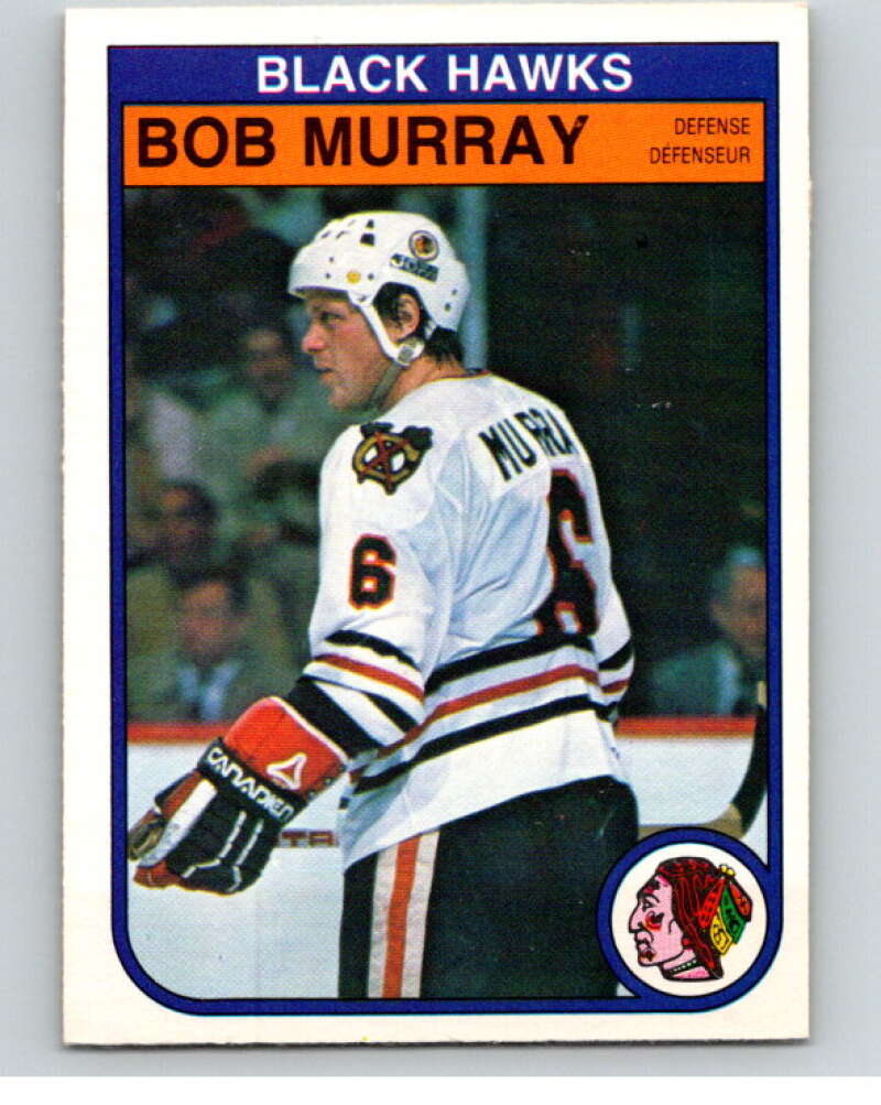 1982-83 O-Pee-Chee #70 Bob Murray  Chicago Blackhawks  V57592 Image 1