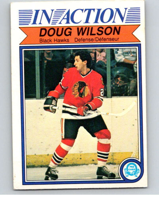 1982-83 O-Pee-Chee #78 Doug Wilson IA  Chicago Blackhawks  V57644 Image 1