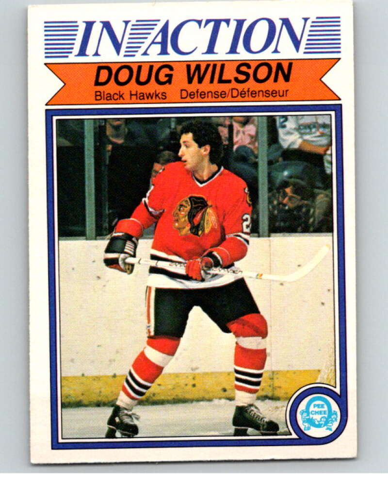 1982-83 O-Pee-Chee #78 Doug Wilson IA  Chicago Blackhawks  V57645 Image 1