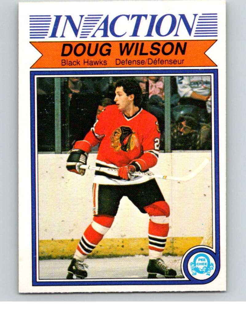 1982-83 O-Pee-Chee #78 Doug Wilson IA  Chicago Blackhawks  V57646 Image 1