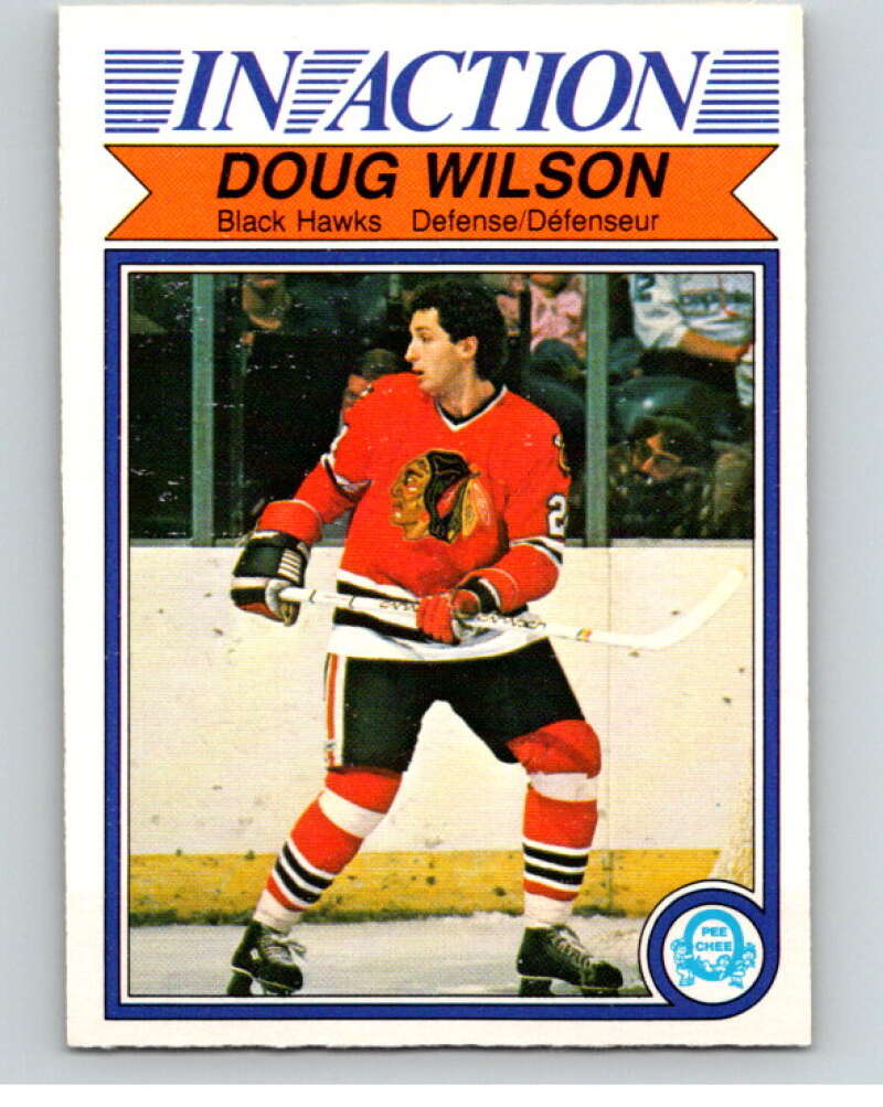 1982-83 O-Pee-Chee #78 Doug Wilson IA  Chicago Blackhawks  V57647 Image 1