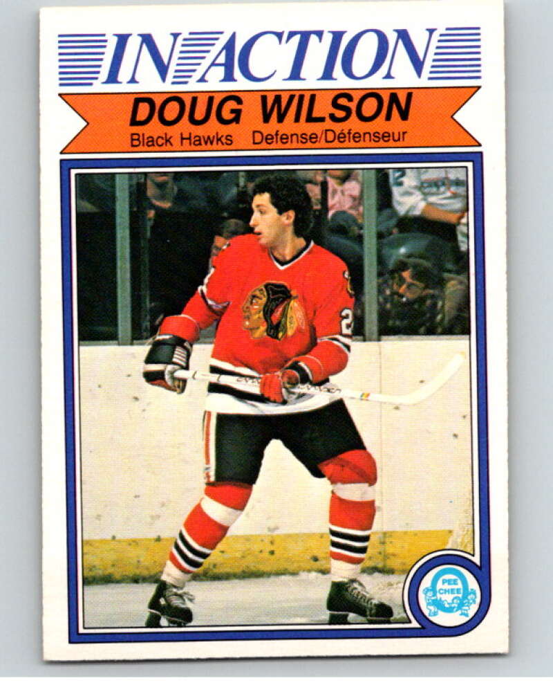 1982-83 O-Pee-Chee #78 Doug Wilson IA  Chicago Blackhawks  V57648 Image 1