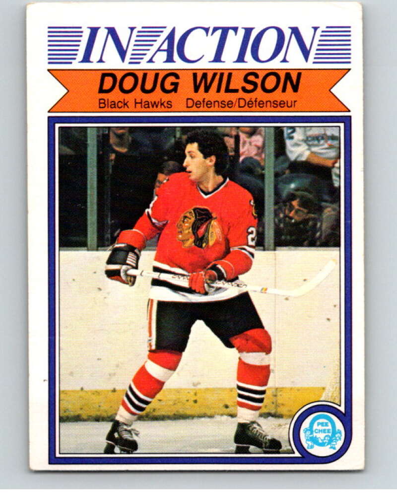 1982-83 O-Pee-Chee #78 Doug Wilson IA  Chicago Blackhawks  V57649 Image 1