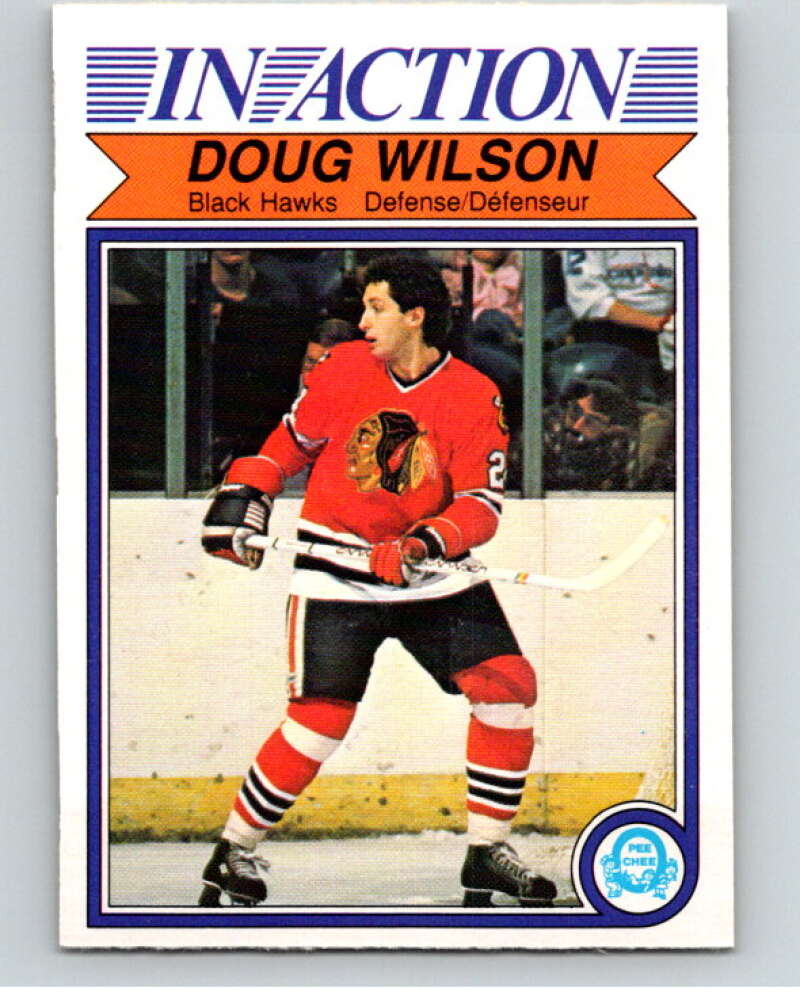 1982-83 O-Pee-Chee #78 Doug Wilson IA  Chicago Blackhawks  V57650 Image 1