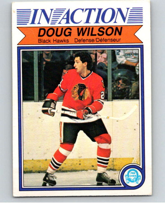 1982-83 O-Pee-Chee #78 Doug Wilson IA  Chicago Blackhawks  V57651 Image 1