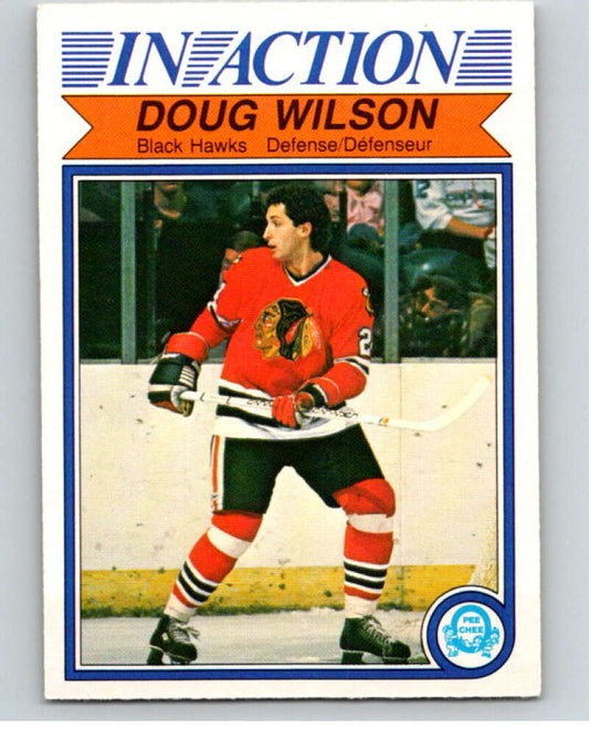 1982-83 O-Pee-Chee #78 Doug Wilson IA  Chicago Blackhawks  V57652 Image 1