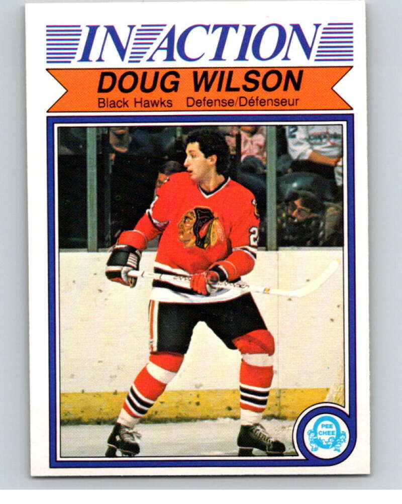 1982-83 O-Pee-Chee #78 Doug Wilson IA  Chicago Blackhawks  V57654 Image 1