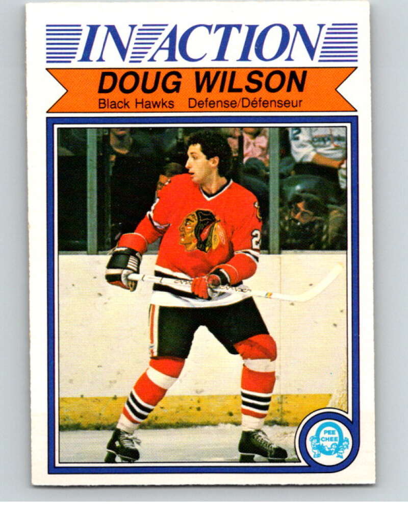 1982-83 O-Pee-Chee #78 Doug Wilson IA  Chicago Blackhawks  V57655 Image 1