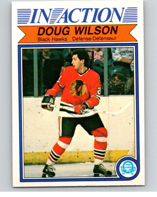 1982-83 O-Pee-Chee #78 Doug Wilson IA  Chicago Blackhawks  V57656 Image 1