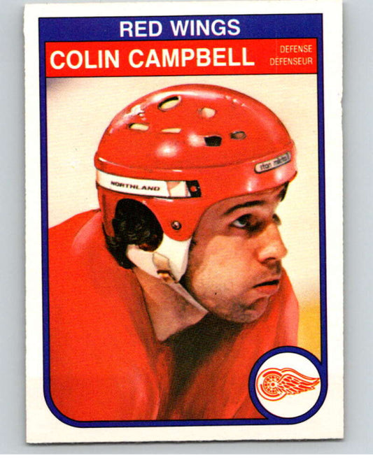 1982-83 O-Pee-Chee #82 Colin Campbell  Detroit Red Wings  V57688 Image 1