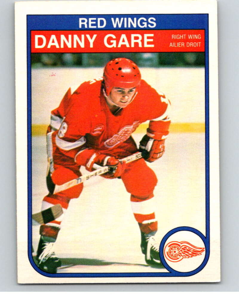 1982-83 O-Pee-Chee #83 Danny Gare  Detroit Red Wings  V57693 Image 1