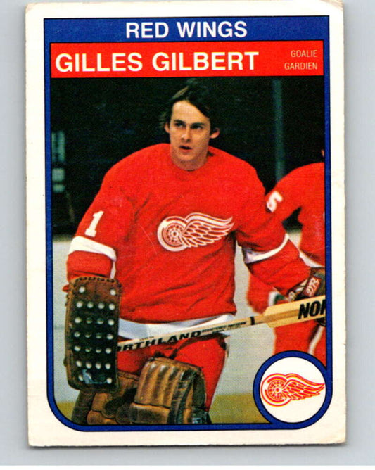 1982-83 O-Pee-Chee #84 Gilles Gilbert  RC Rookie Detroit Red Wings  V57700 Image 1