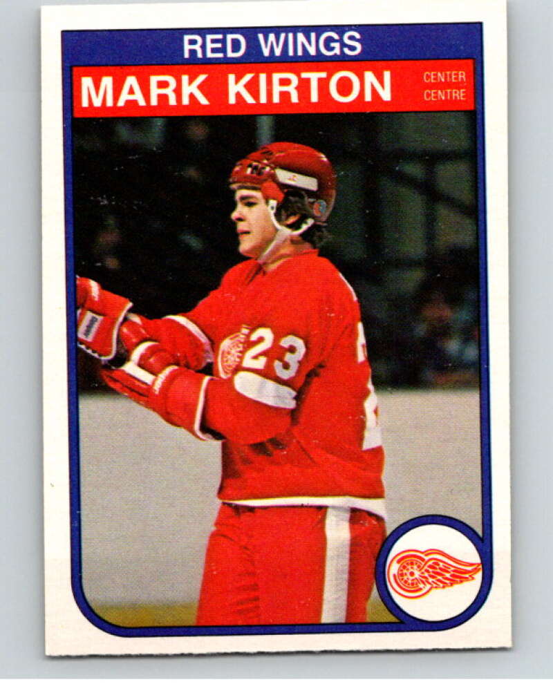 1982-83 O-Pee-Chee #87 Mark Kirton  Detroit Red Wings  V57721 Image 1