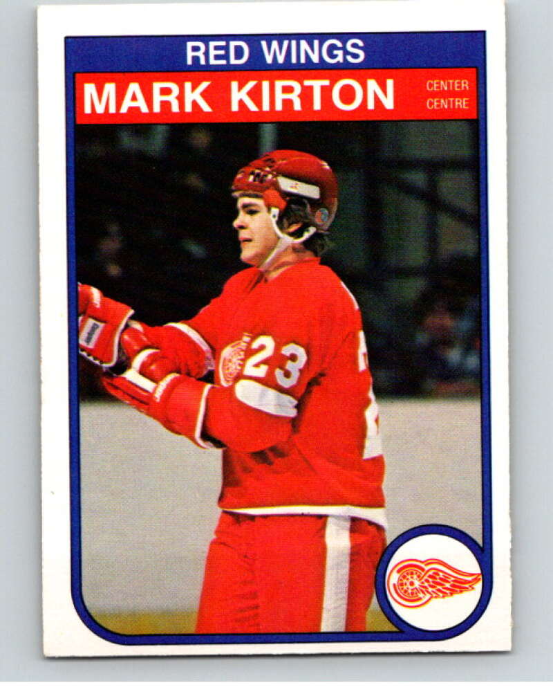 1982-83 O-Pee-Chee #87 Mark Kirton  Detroit Red Wings  V57722 Image 1