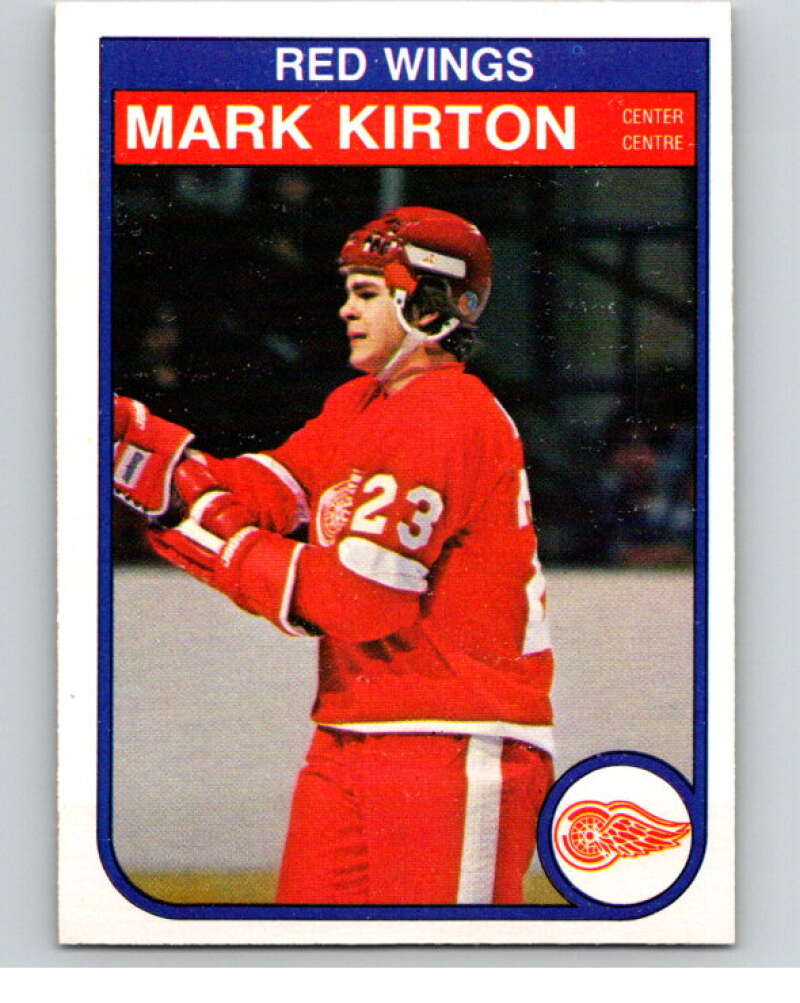 1982-83 O-Pee-Chee #87 Mark Kirton  Detroit Red Wings  V57724 Image 1