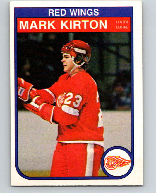 1982-83 O-Pee-Chee #87 Mark Kirton  Detroit Red Wings  V57726 Image 1