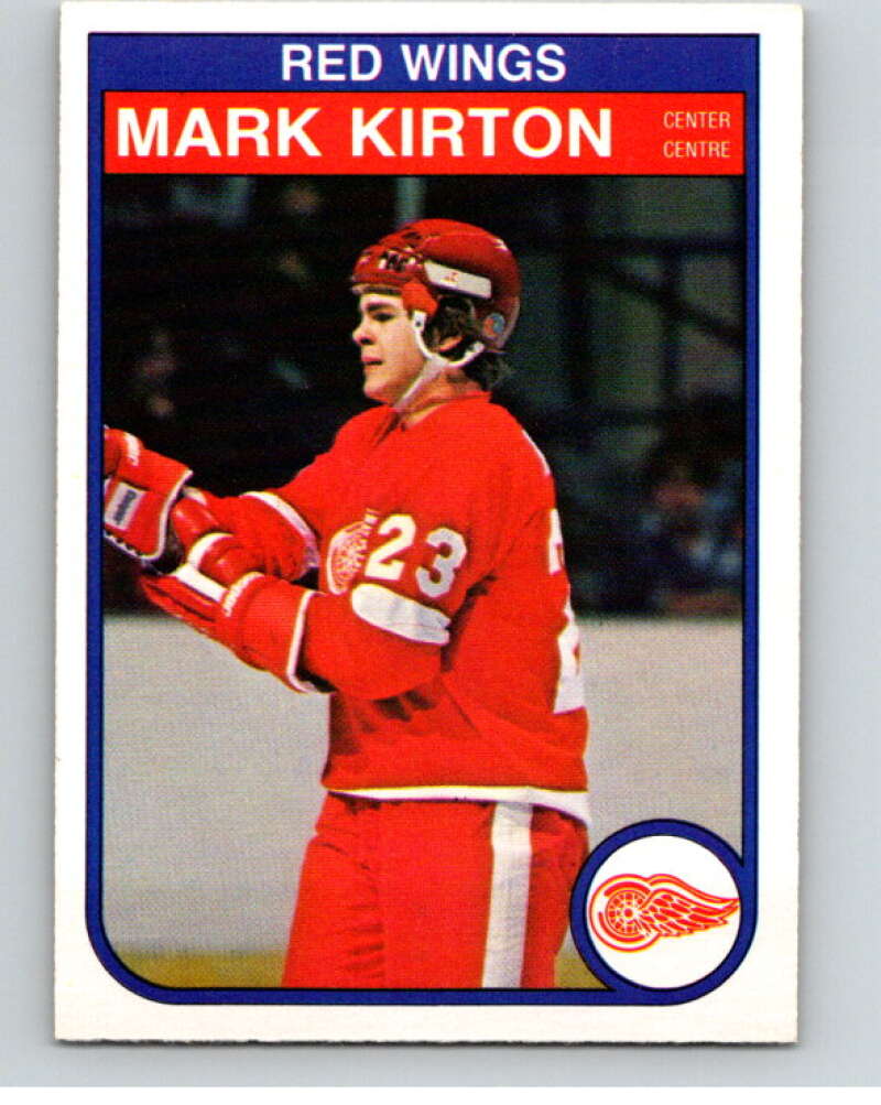 1982-83 O-Pee-Chee #87 Mark Kirton  Detroit Red Wings  V57727 Image 1