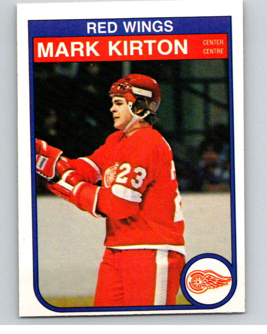 1982-83 O-Pee-Chee #87 Mark Kirton  Detroit Red Wings  V57729 Image 1