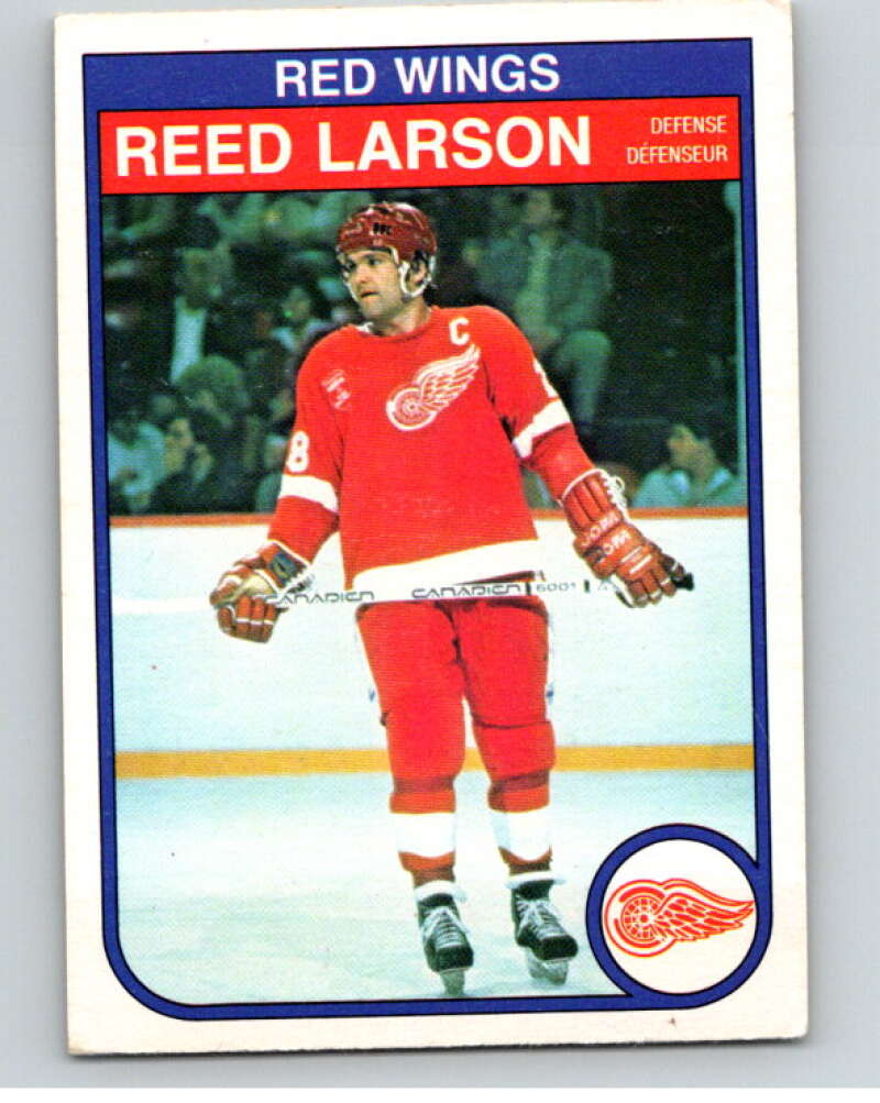 1982-83 O-Pee-Chee #88 Reed Larson  Detroit Red Wings  V57731 Image 1