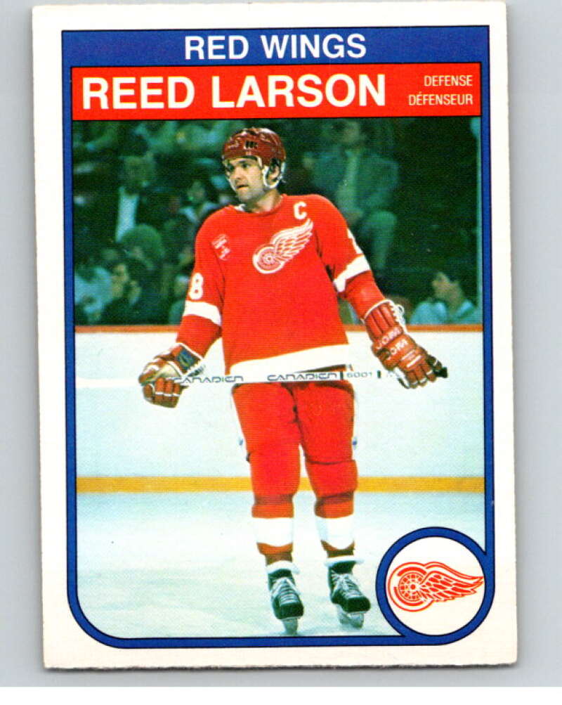 1982-83 O-Pee-Chee #88 Reed Larson  Detroit Red Wings  V57732 Image 1