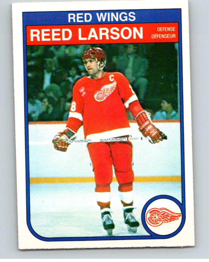 1982-83 O-Pee-Chee #88 Reed Larson  Detroit Red Wings  V57733 Image 1