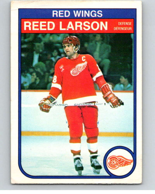 1982-83 O-Pee-Chee #88 Reed Larson  Detroit Red Wings  V57734 Image 1