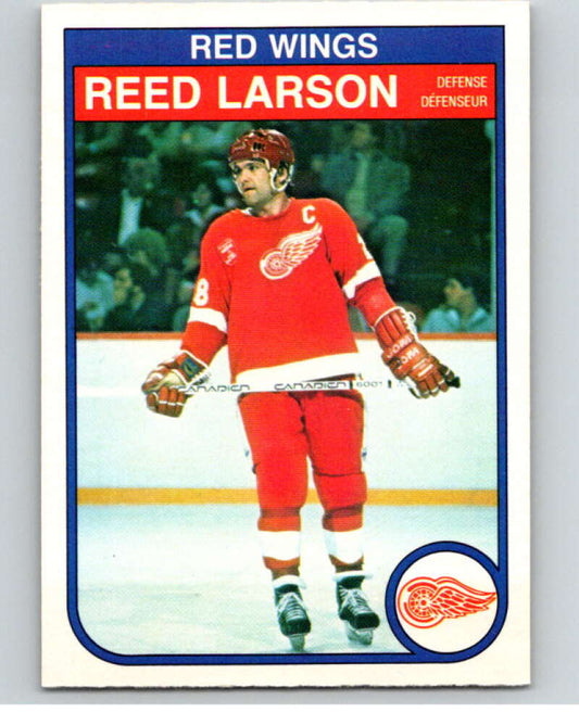 1982-83 O-Pee-Chee #88 Reed Larson  Detroit Red Wings  V57735 Image 1