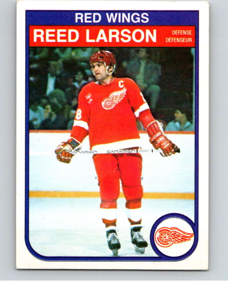 1982-83 O-Pee-Chee #88 Reed Larson  Detroit Red Wings  V57736 Image 1