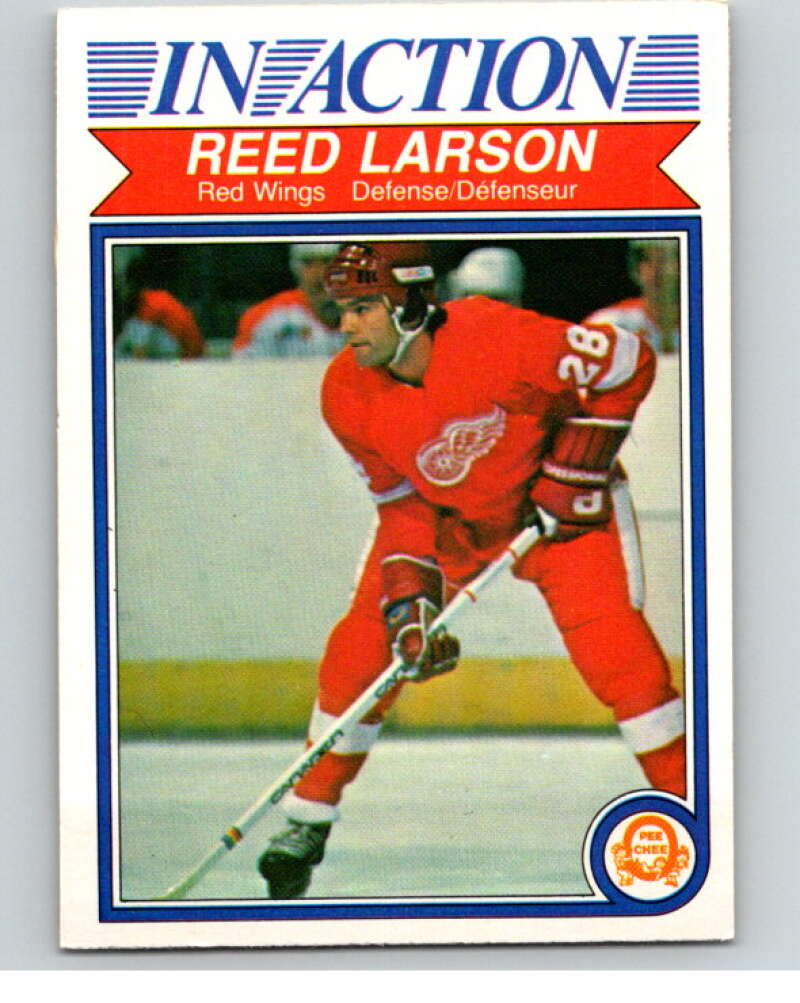 1982-83 O-Pee-Chee #89 Reed Larson IA  Detroit Red Wings  V57740 Image 1