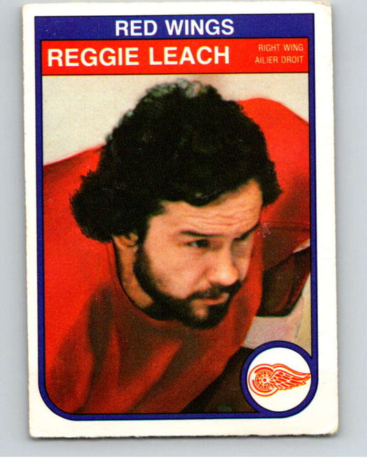 1982-83 O-Pee-Chee #90 Reggie Leach  RC Rookie Detroit Red Wings  V57742 Image 1