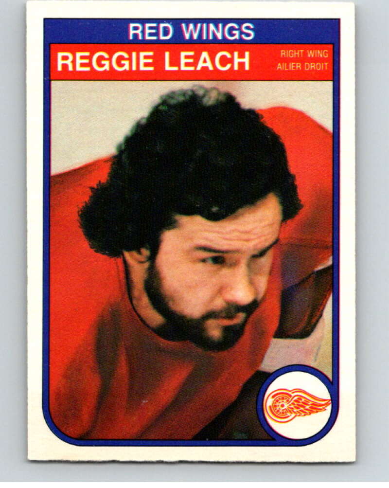 1982-83 O-Pee-Chee #90 Reggie Leach  RC Rookie Detroit Red Wings  V57745 Image 1