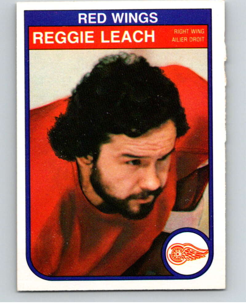 1982-83 O-Pee-Chee #90 Reggie Leach  RC Rookie Detroit Red Wings  V57746 Image 1