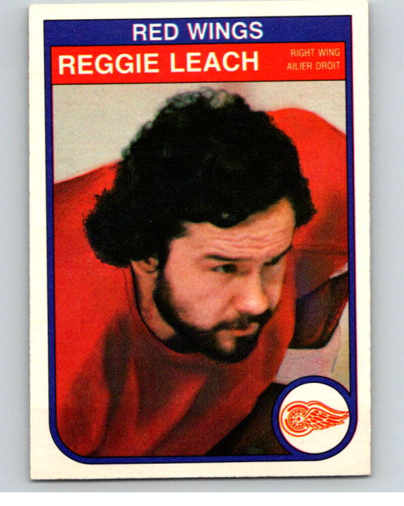 1982-83 O-Pee-Chee #90 Reggie Leach  RC Rookie Detroit Red Wings  V57747 Image 1