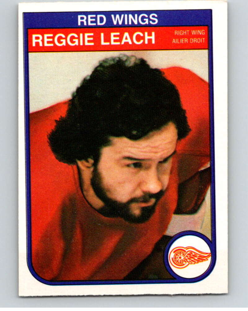 1982-83 O-Pee-Chee #90 Reggie Leach  RC Rookie Detroit Red Wings  V57748 Image 1