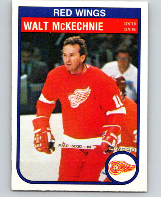 1982-83 O-Pee-Chee #91 Walt McKechnie  RC Rookie Detroit Red Wings  V57749 Image 1