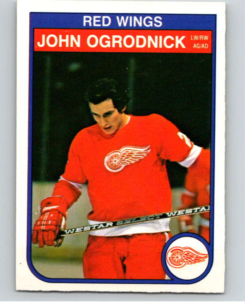 1982-83 O-Pee-Chee #92 John Ogrodnick  Detroit Red Wings  V57753 Image 1