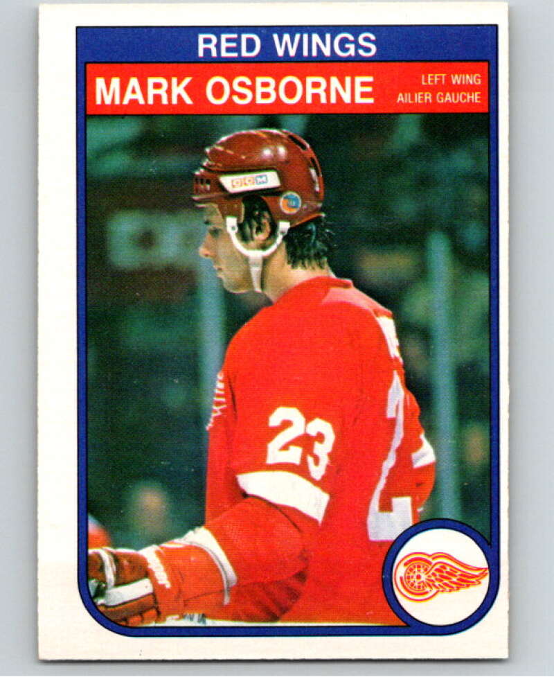 1982-83 O-Pee-Chee #93 Mark Osborne  RC Rookie Detroit Red Wings  V57761 Image 1