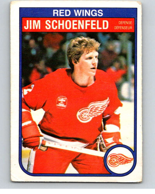 1982-83 O-Pee-Chee #94 Jim Schoenfeld  Detroit Red Wings  V57766 Image 1