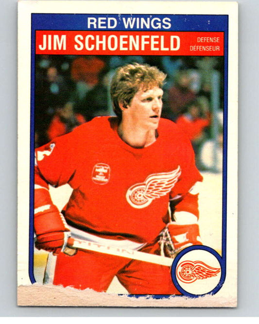 1982-83 O-Pee-Chee #94 Jim Schoenfeld  Detroit Red Wings  V57770 Image 1