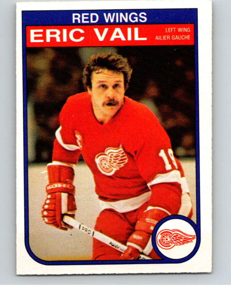 1982-83 O-Pee-Chee #97 Eric Vail  Detroit Red Wings  V57788 Image 1