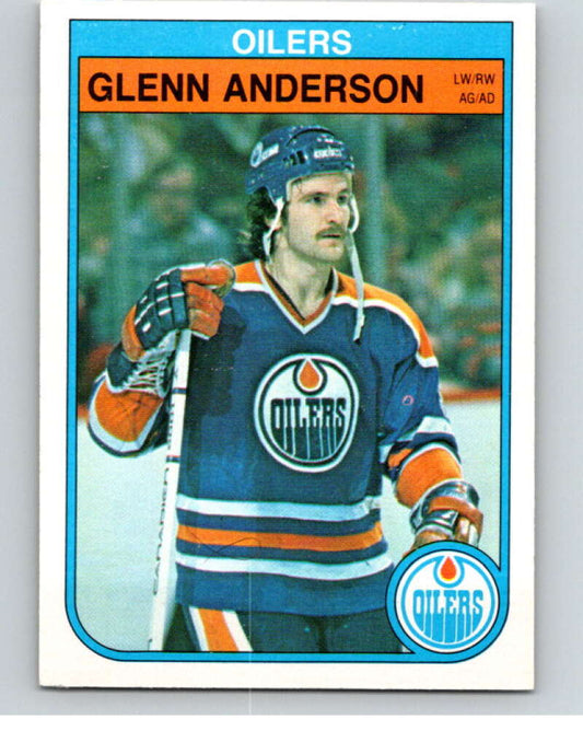 1982-83 O-Pee-Chee #100 Glenn Anderson  Edmonton Oilers  V57803 Image 1