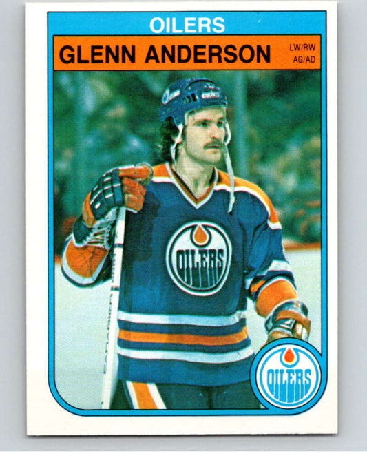 1982-83 O-Pee-Chee #100 Glenn Anderson  Edmonton Oilers  V57805 Image 1