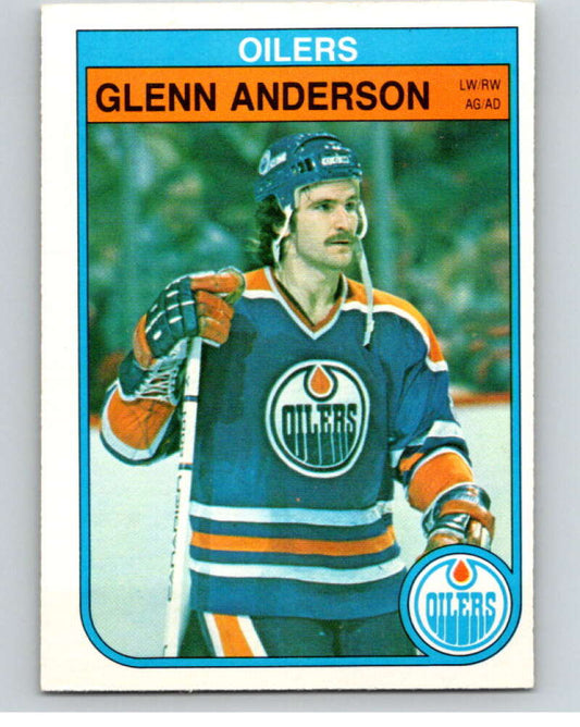 1982-83 O-Pee-Chee #100 Glenn Anderson  Edmonton Oilers  V57806 Image 1